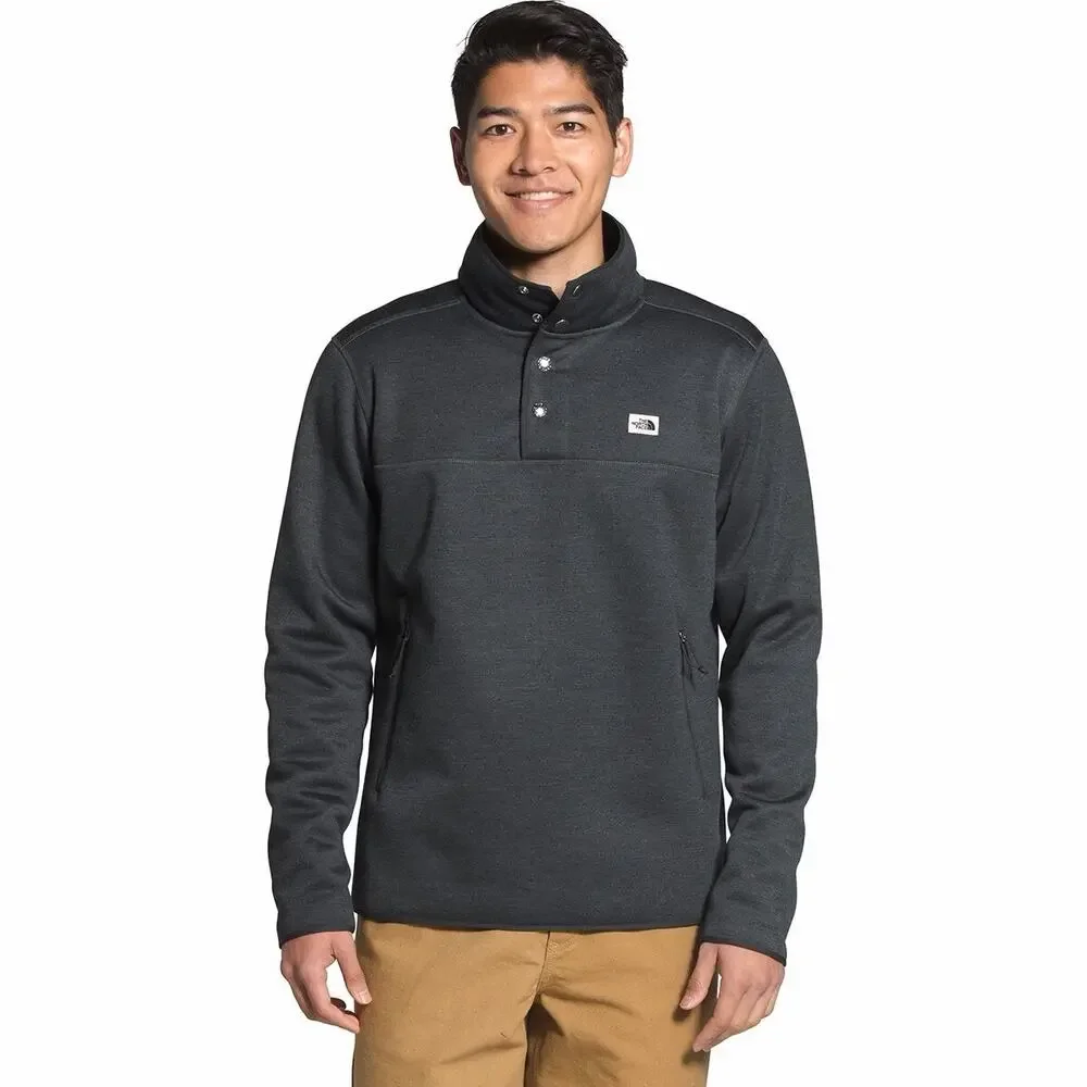 The North Face Sherpa Patrol 1/4 Snap Pullover Sweater Fleece Gray Men’s XXL